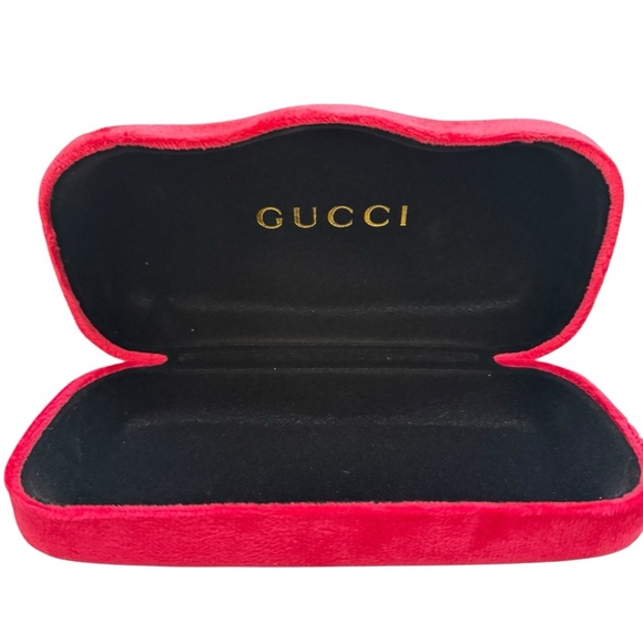 NWT Gucci Red Velvet Eyewear Case - Picture 2 of 4